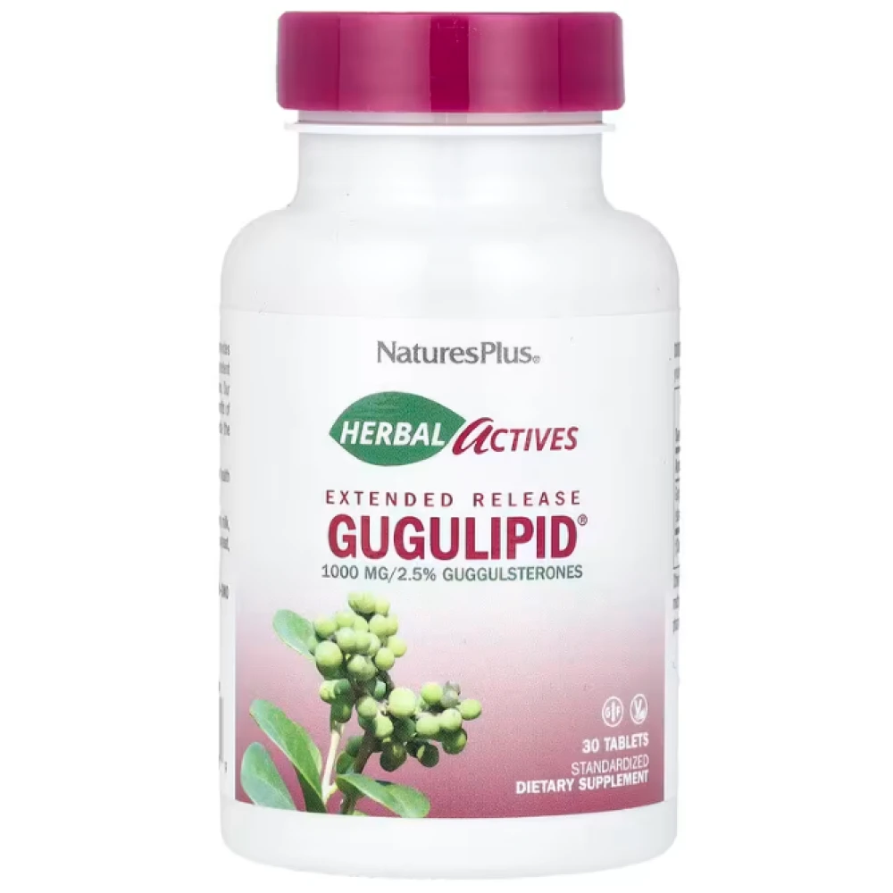 Natures Plus Herbal Actives Gugulipid Extended Release 1000 mg