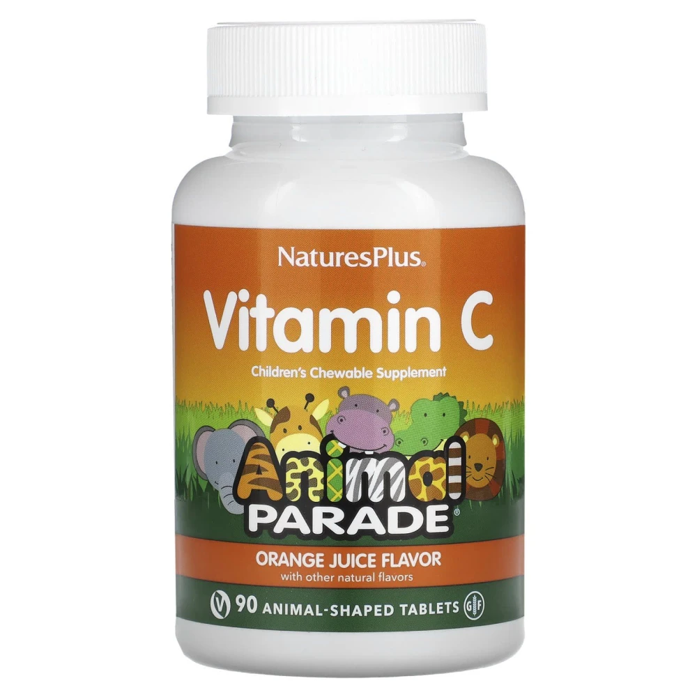 Natures Plus Source of Life Animal Parade Vitamin C Childrens Ch