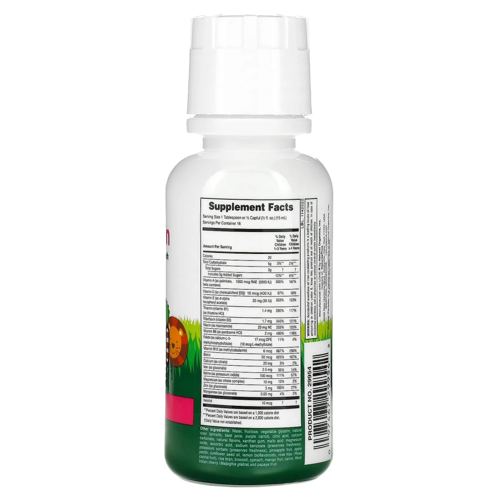 Natures Plus Source of Life Animal Parade Liquid Childrens Mult