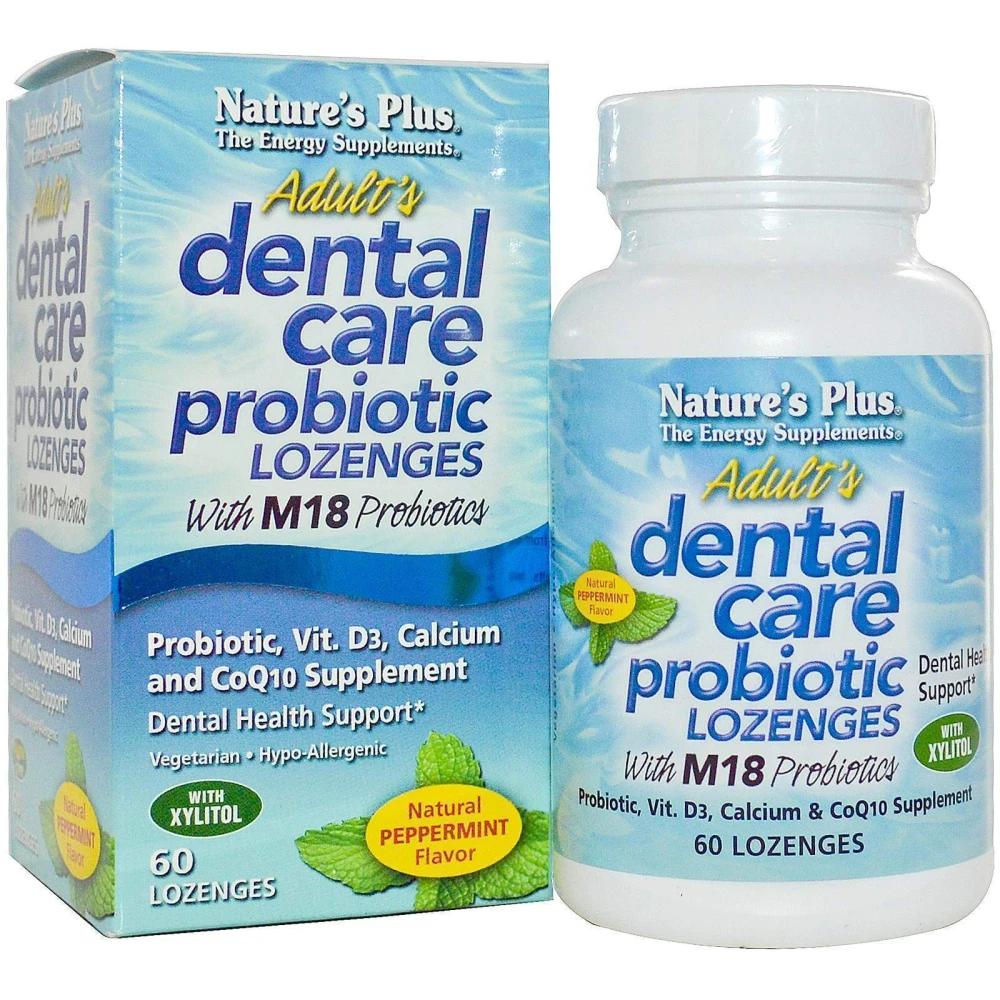 Natures Plus Adult Dental Care Probiotic With M18