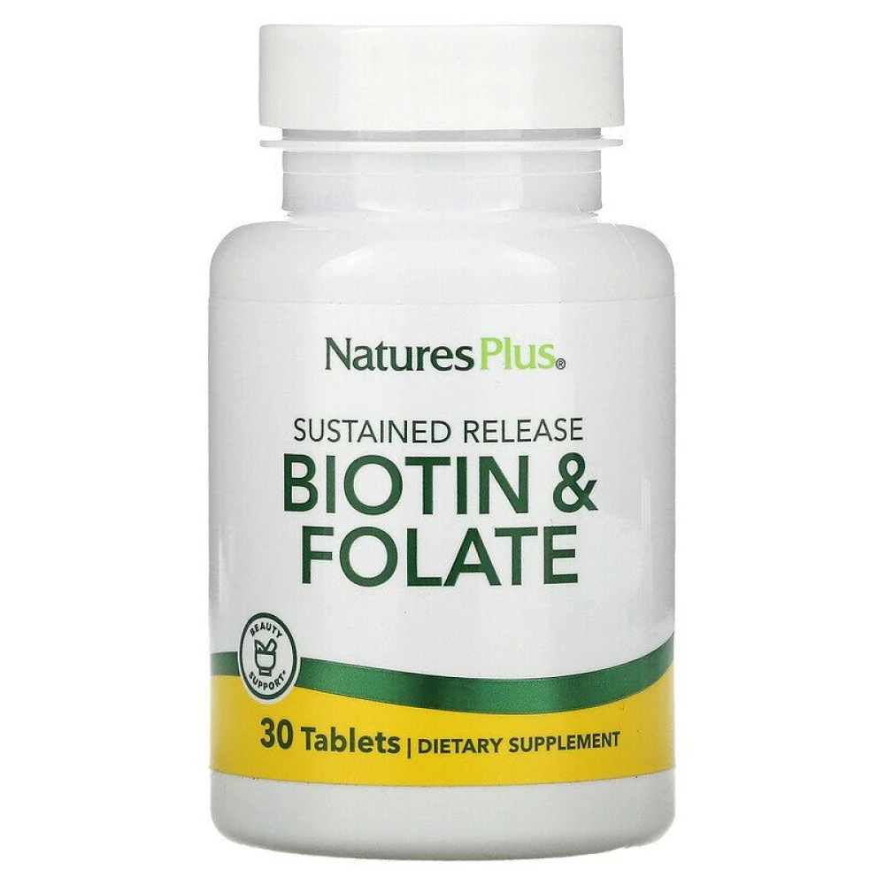 Nature's Plus Sustained Release Biotin & Folate