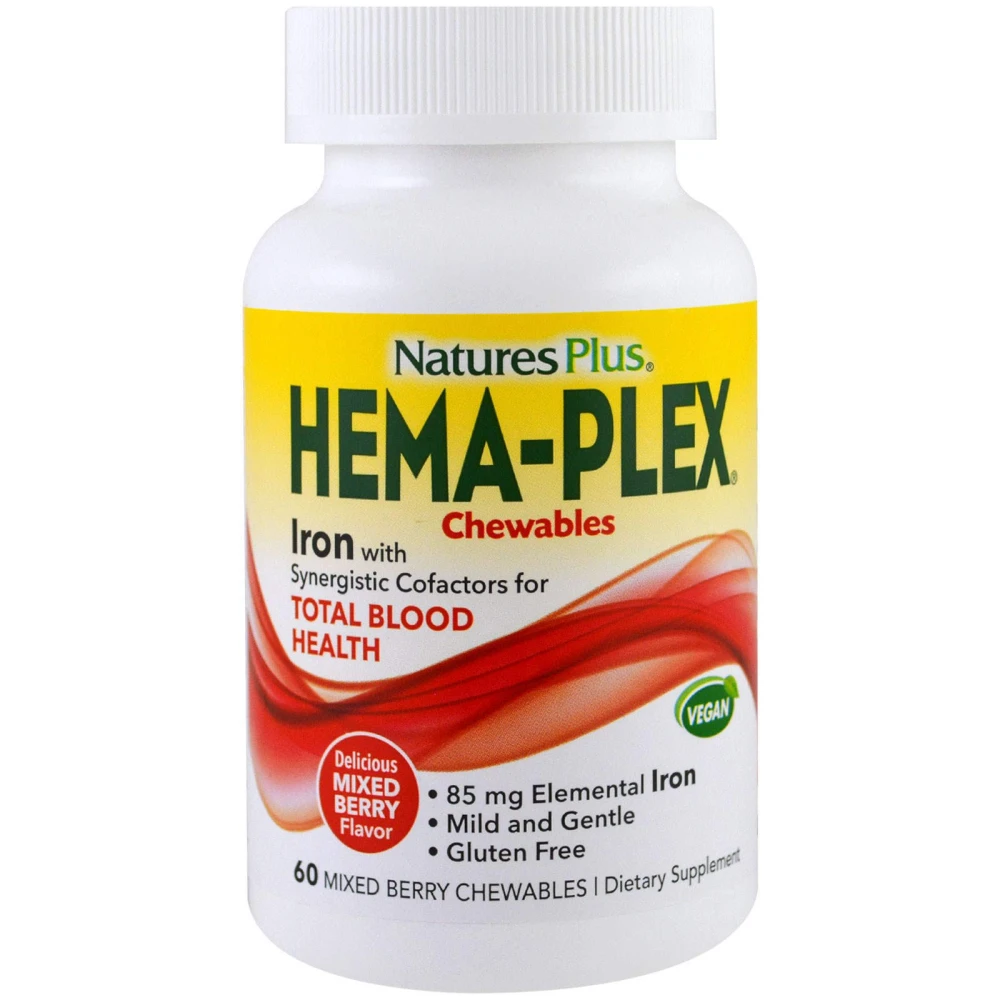 Nature's Plus Hema-Plex Chewables