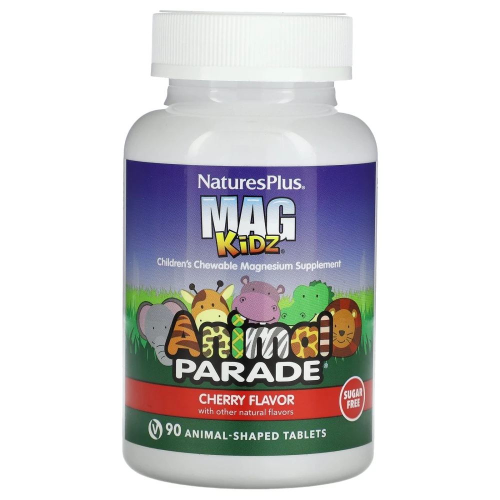 NaturesPlus MagKidz Animal Parade Children's Chewable Magnesium