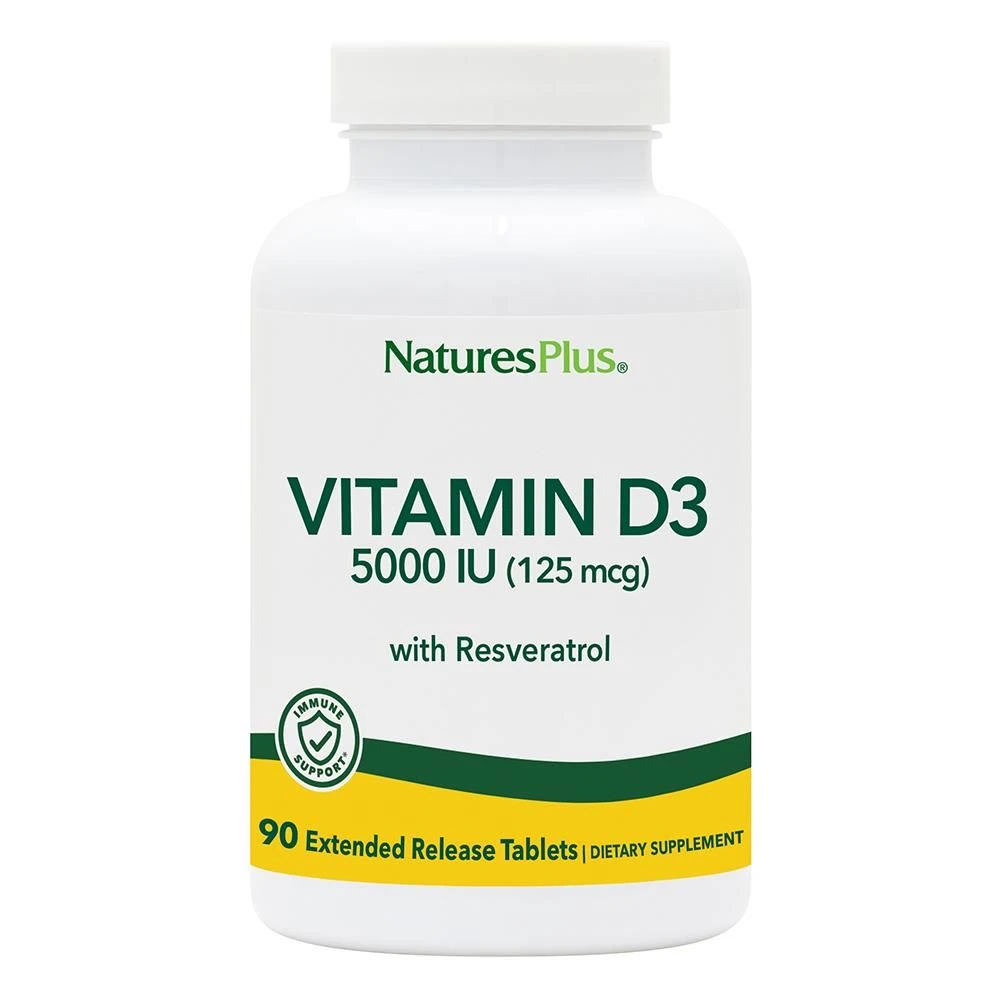 Nature's Plus Ultra Vitamin D3 125 mcg (5000 IU)