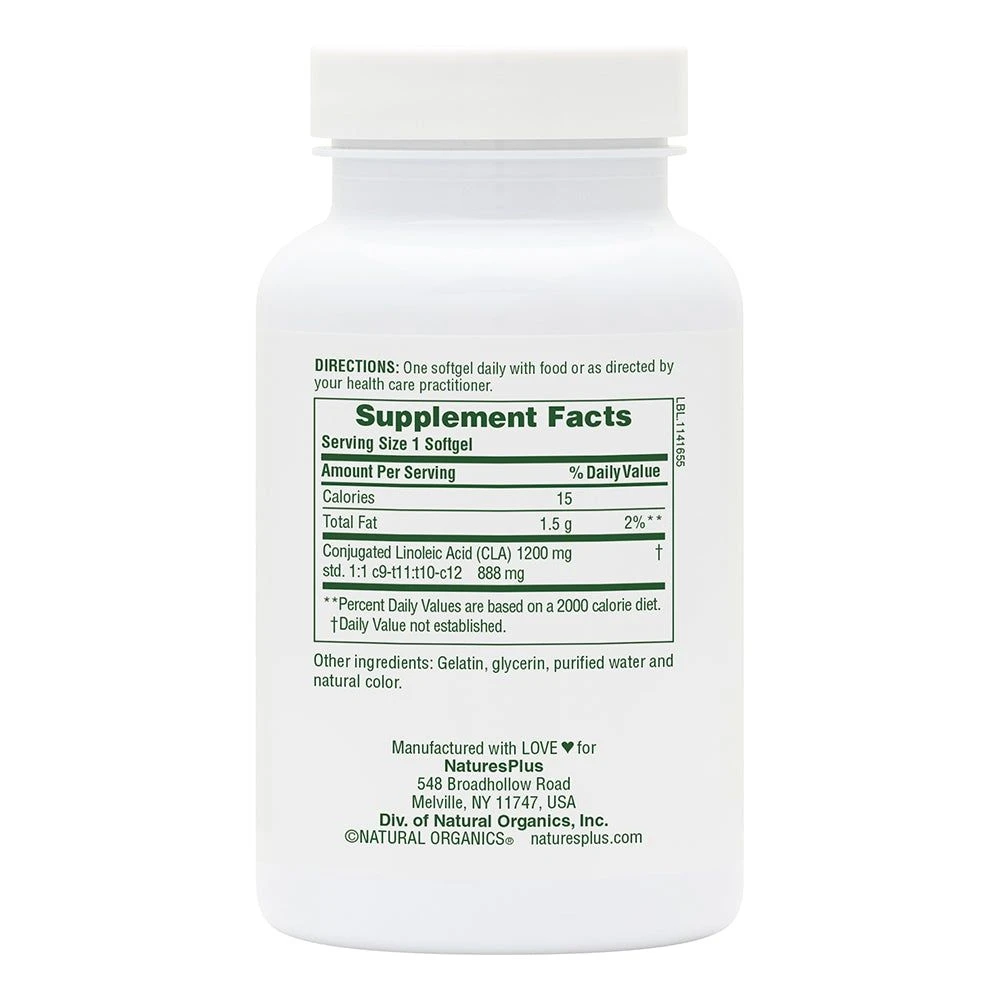 Nature's Plus Mega CLA 1200 mg