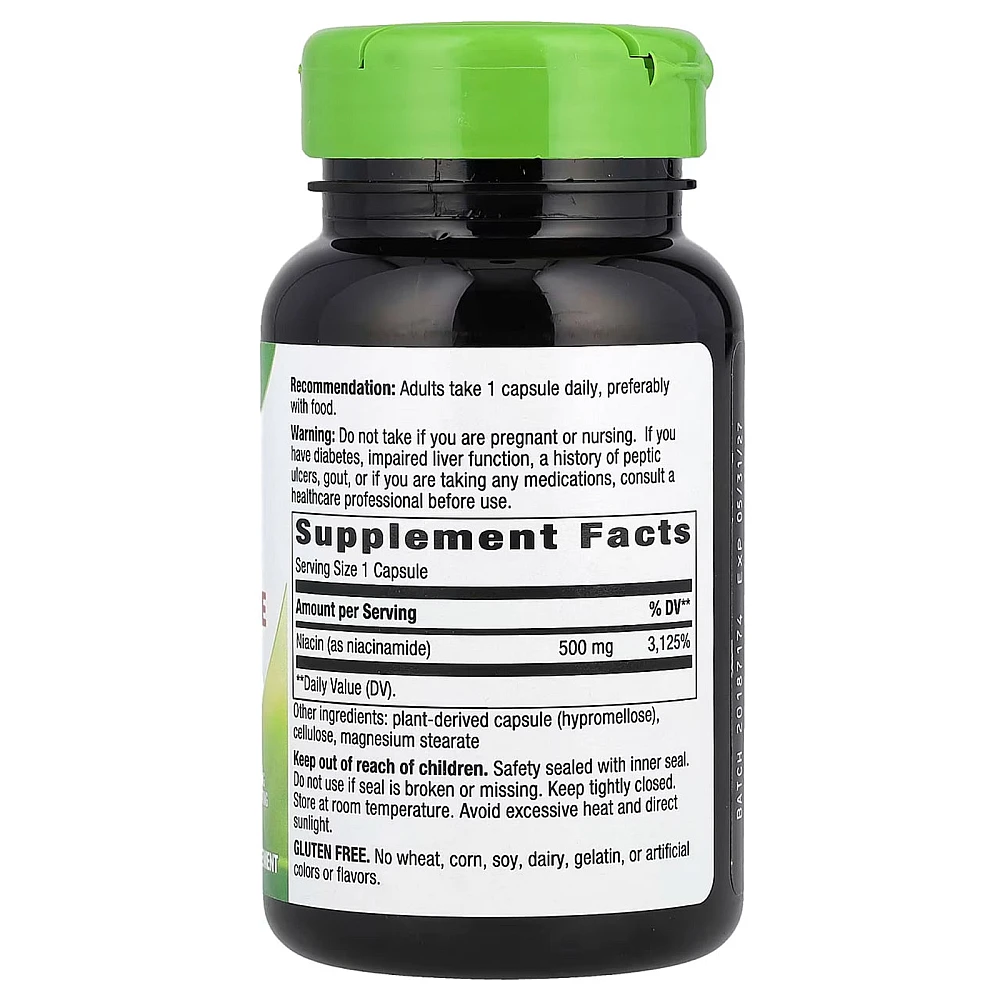 Nature's Way Niacinamide NonFlushing 500 mg