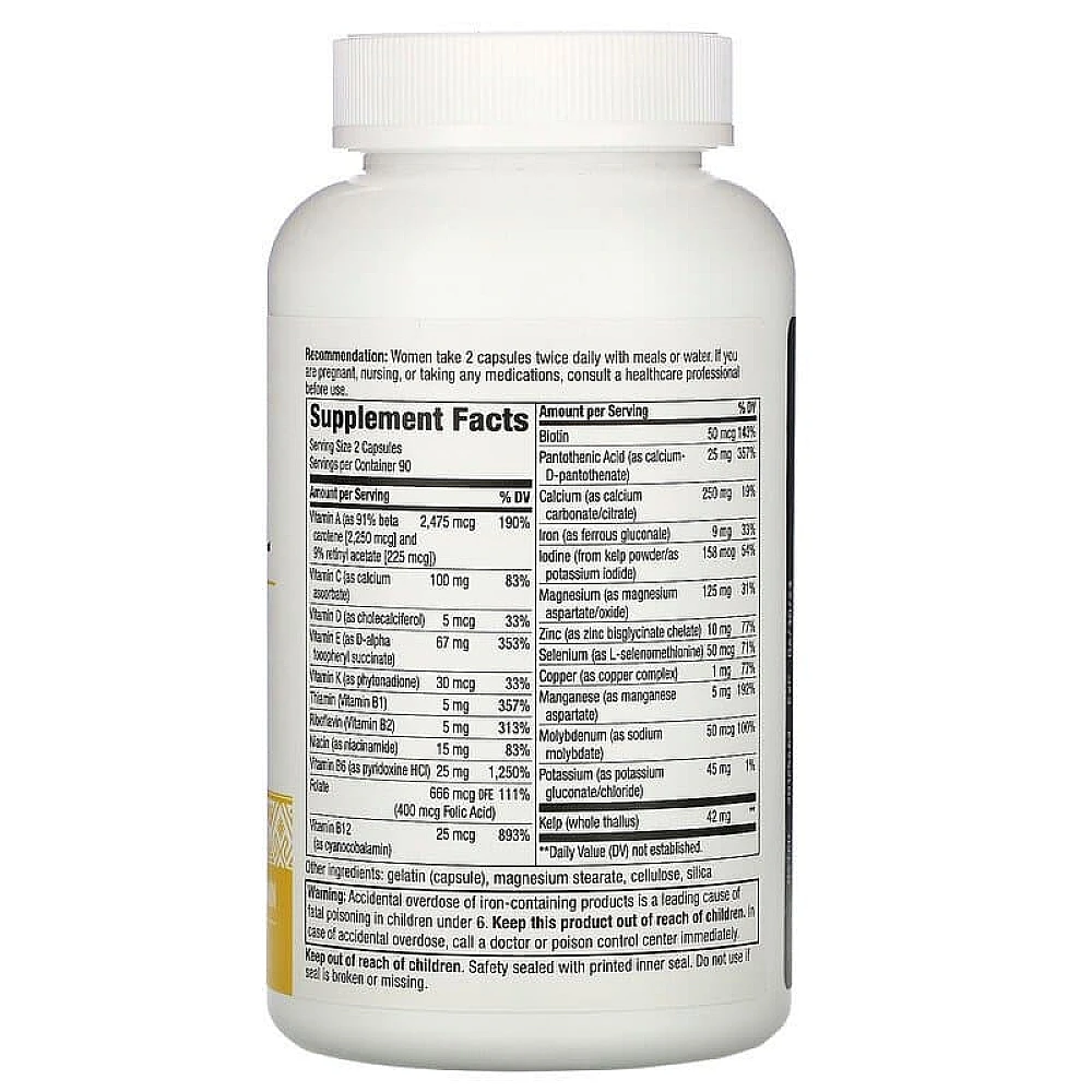 Natures Way Prenatal Multi Vitamin & Mineral