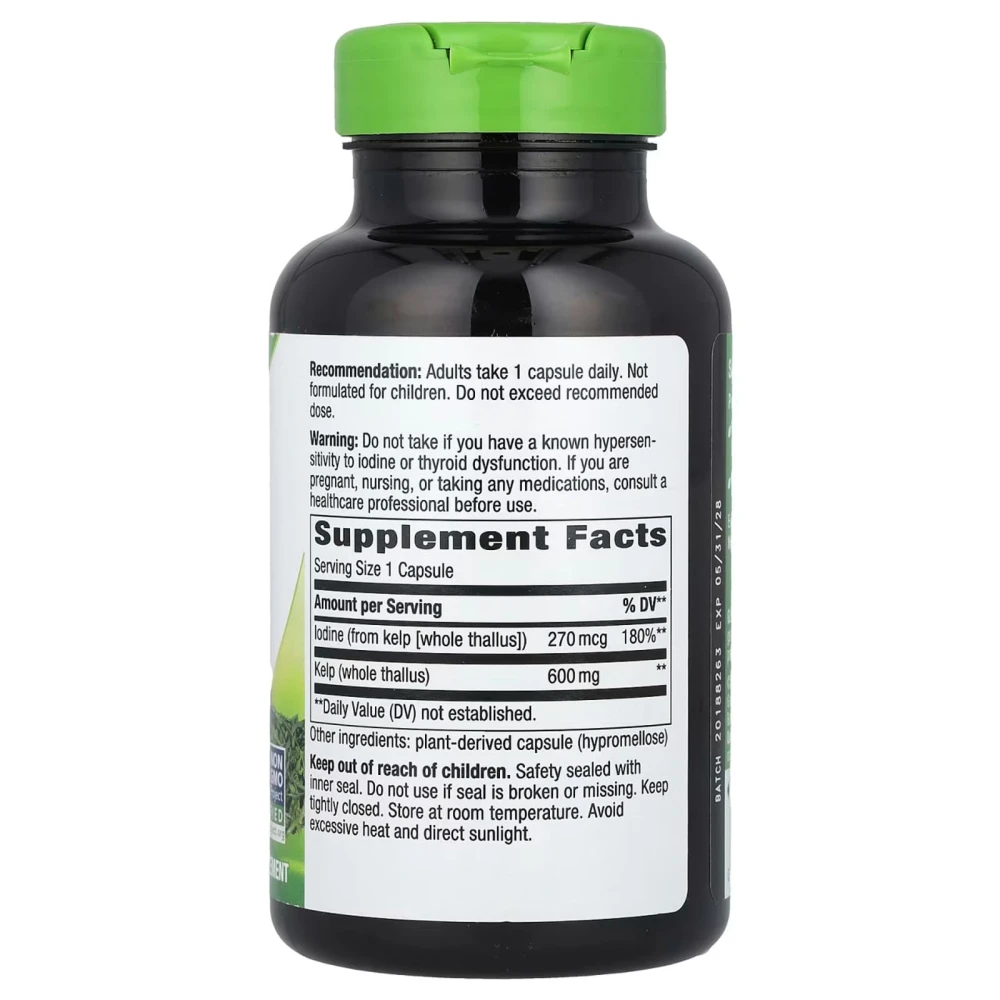 Nature's Way Kelp Whole Thallus 600 mg