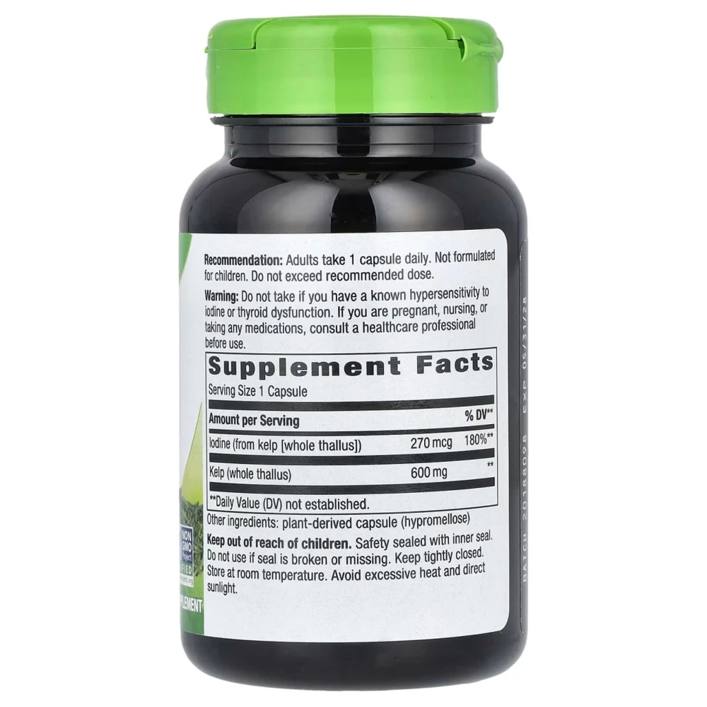 Nature's Way Kelp Whole Thallus 600 mg