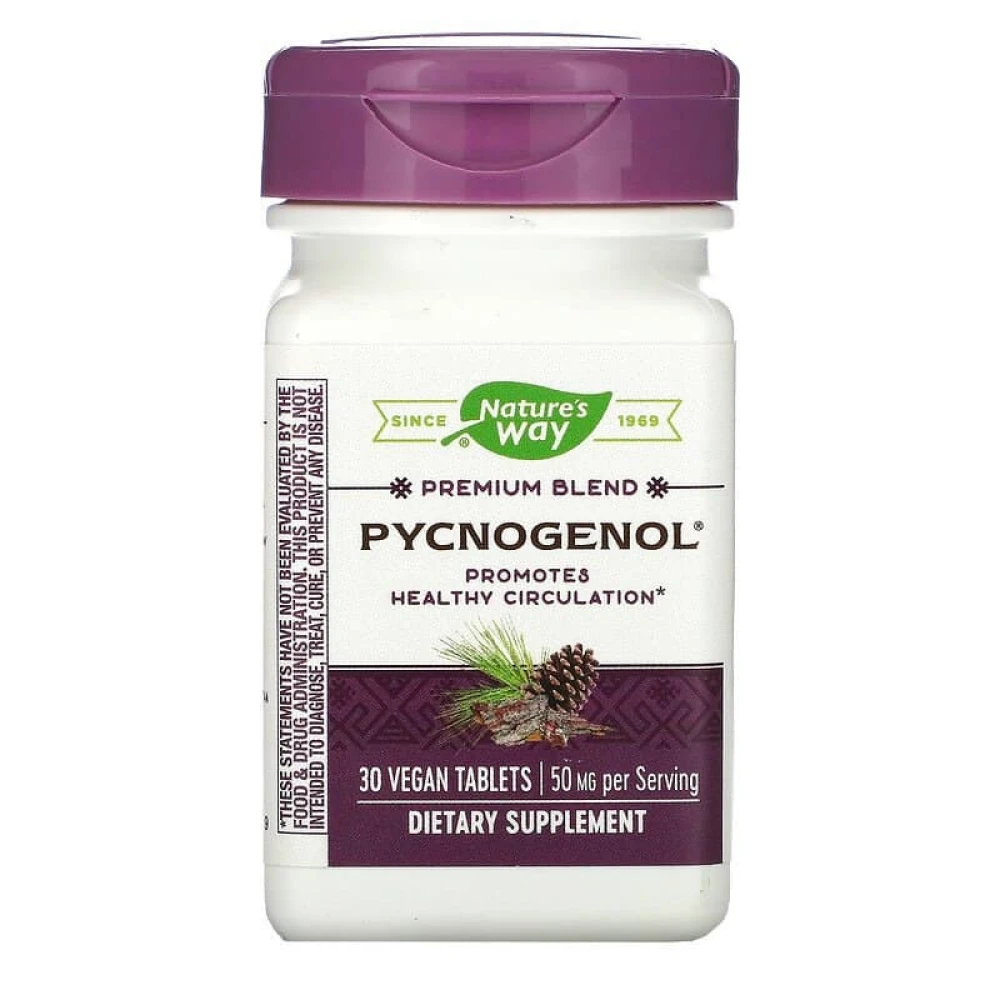 Natures Way Pycnogenol Pine Bark Extract 50 mg