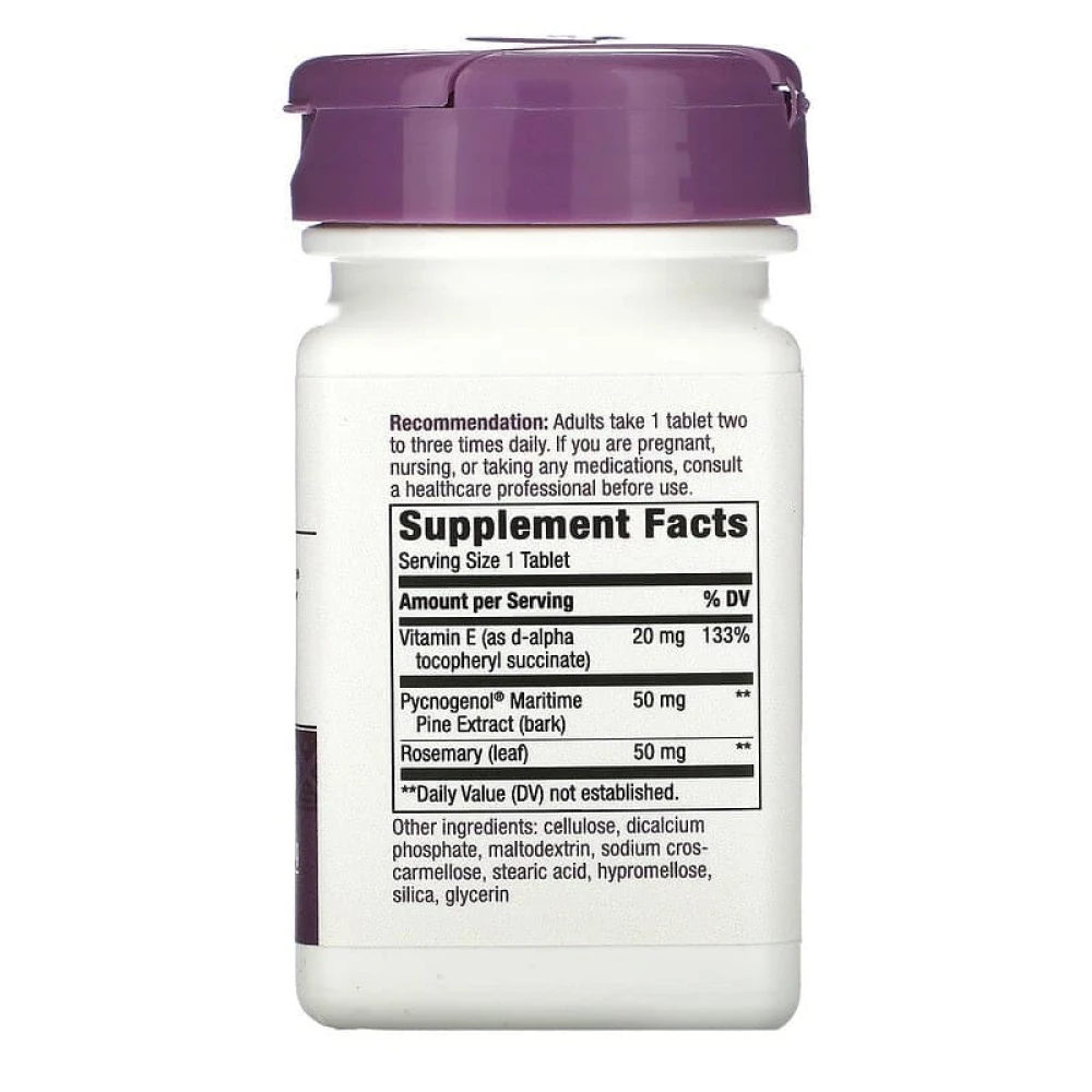 Natures Way Pycnogenol Pine Bark Extract 50 mg