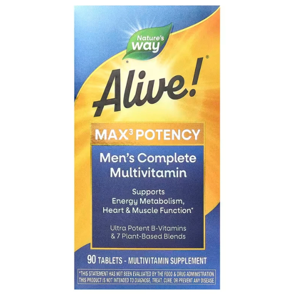 Natures Way Alive! Max3 Daily Mens Max Potency