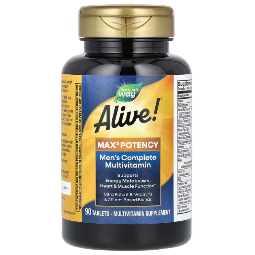 Natures Way Alive! Max3 Daily Mens Max Potency