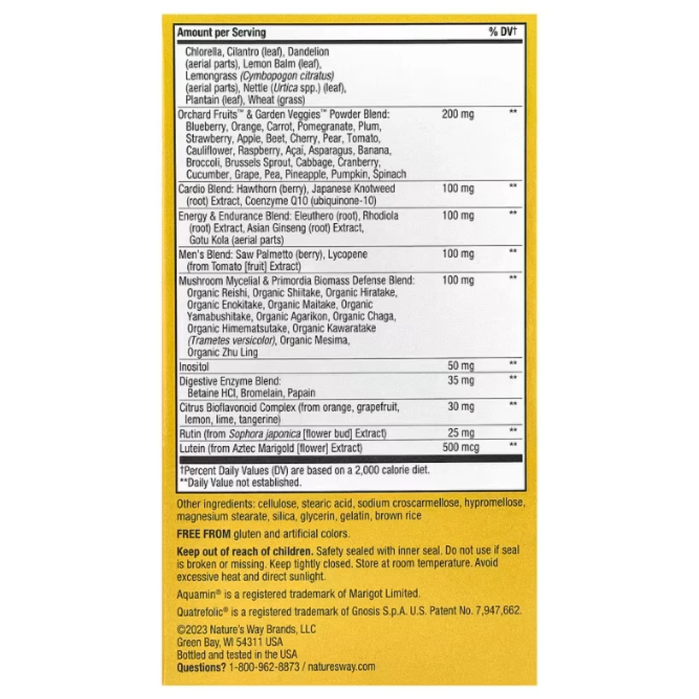 Natures Way Alive! Max3 Daily Mens Max Potency