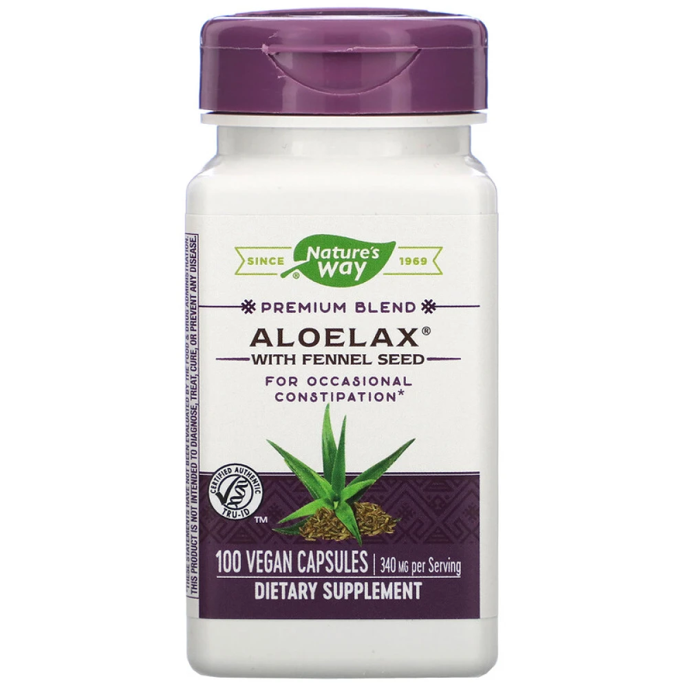Nature's Way Aloelax with Fennel Seed 340 mg