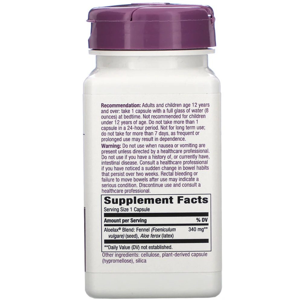 Nature's Way Aloelax with Fennel Seed 340 mg