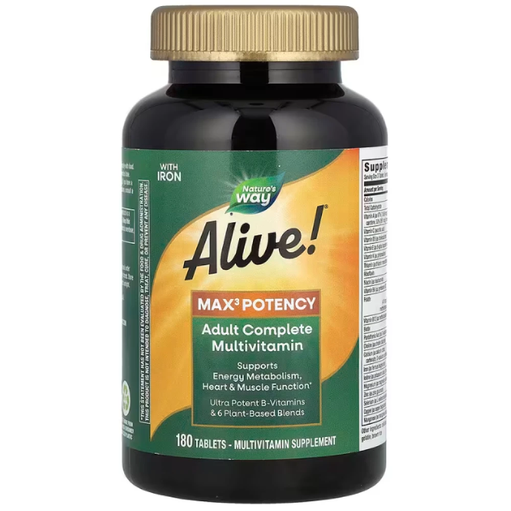 Nature's Way Alive! Max3 Potency Multivitamin