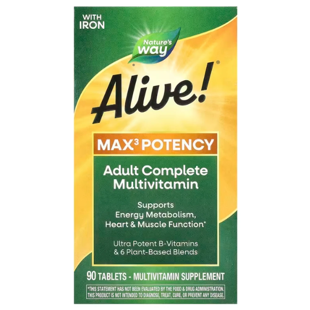 Nature's Way Alive! Max3 Potency Multivitamin