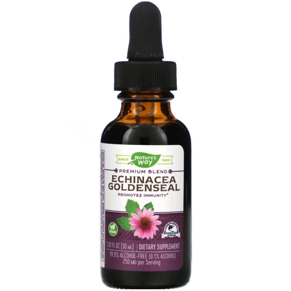 Natures Way Echinacea Goldenseal Alcohol Free 99.9%