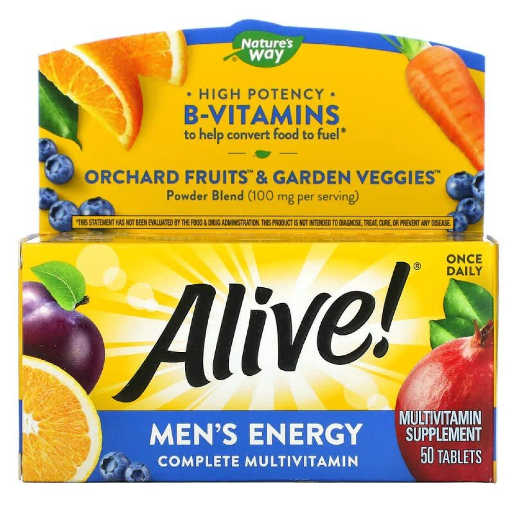 Natures Way Alive! Mens Energy Multivitamin Multimineral