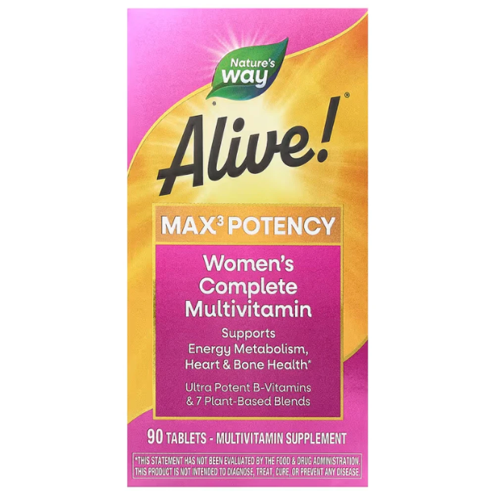 Nature's Way Alive! Max3 Potency Women's Complete Multivitamin