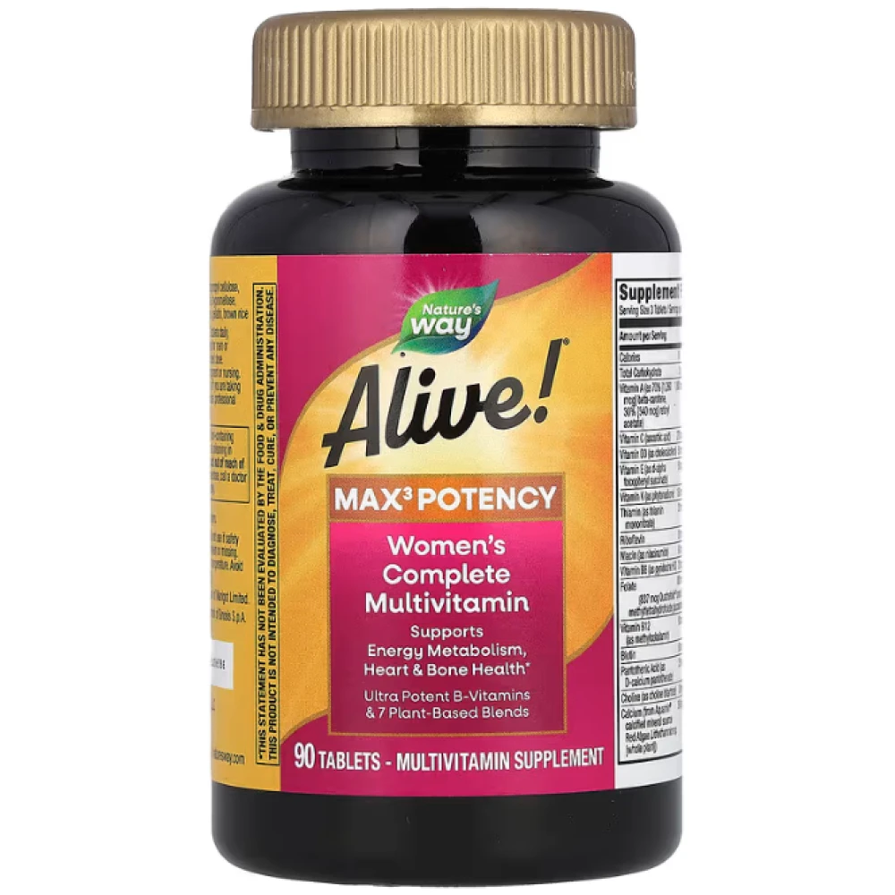 Nature's Way Alive! Max3 Potency Women's Complete Multivitamin