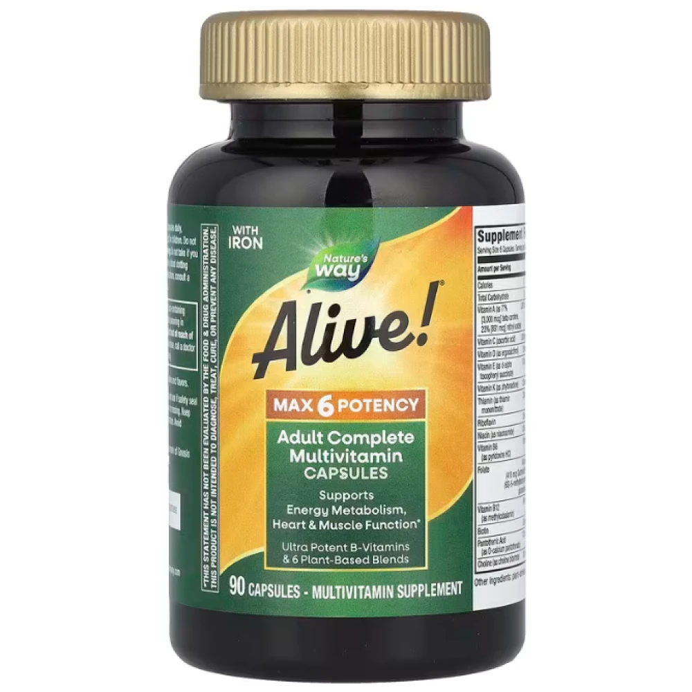 Nature's Way Alive!® Max 6 Potency Adult Complete Multivitamin W