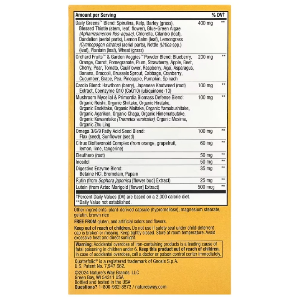 Nature's Way Alive!® Max 6 Potency Adult Complete Multivitamin W