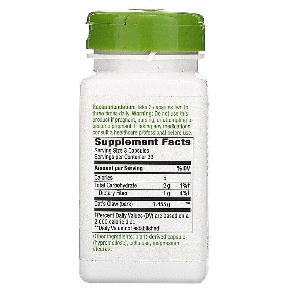 Nature's Way Cat's Claw Bark 1455 mg