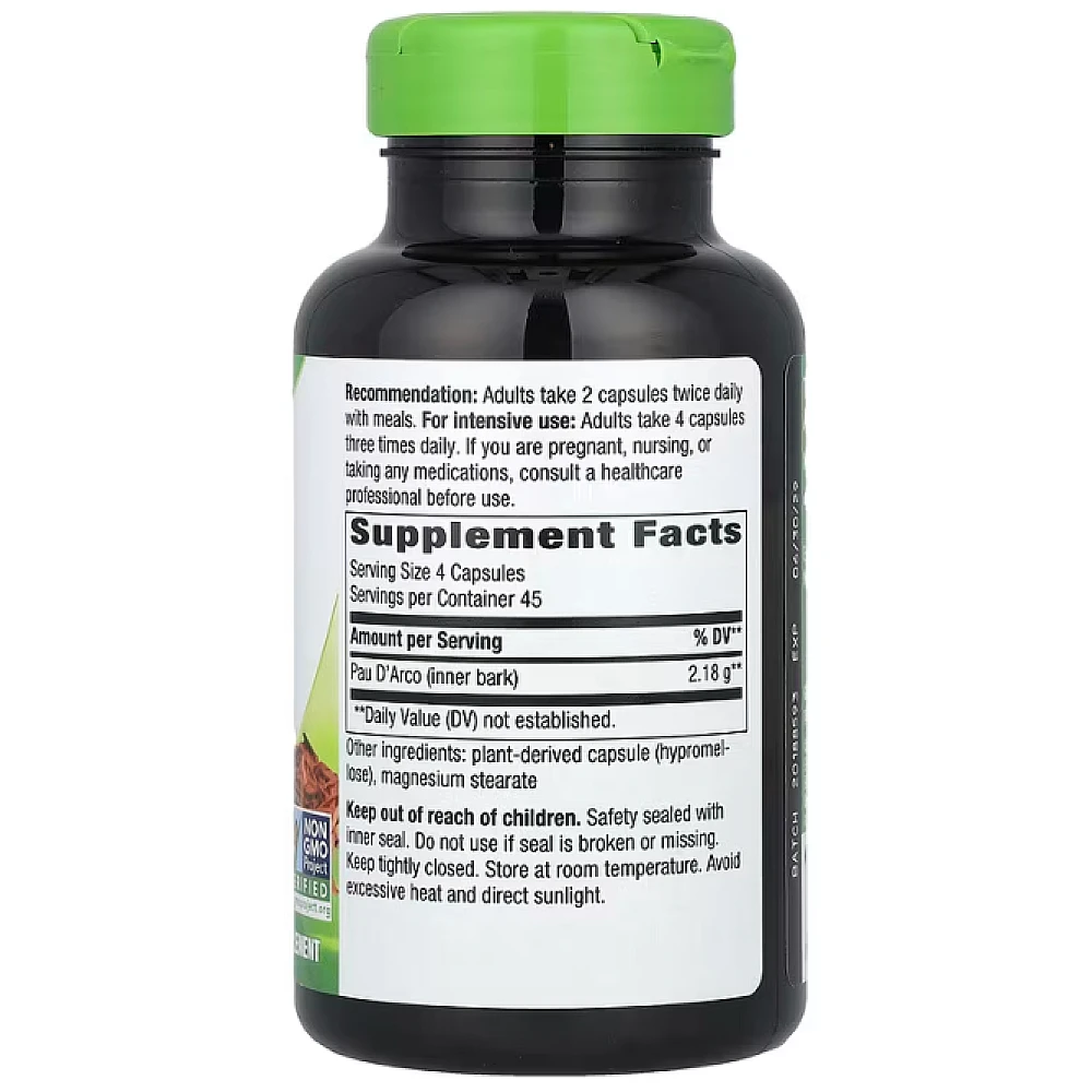 Nature's Way Pau D'Arco Inner Bark 545 mg