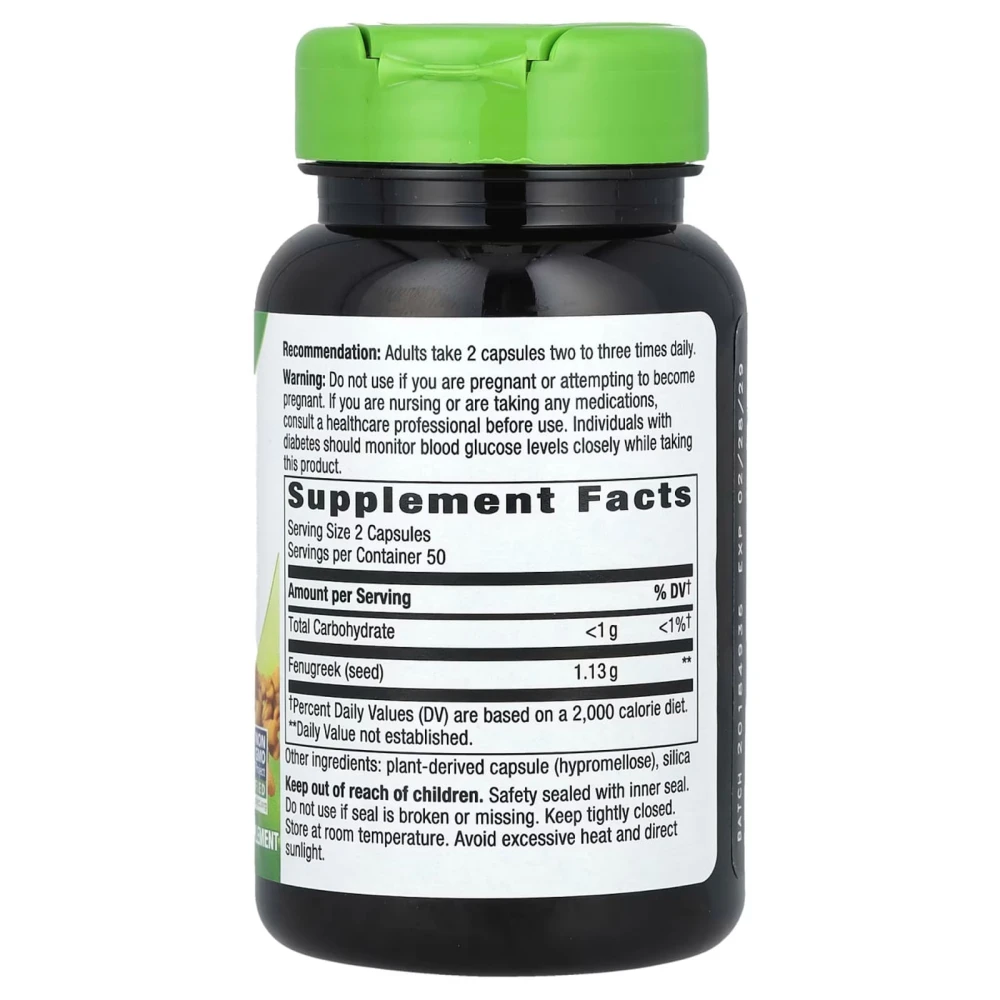 Nature's Way Fenugreek Seed 1 130 mg