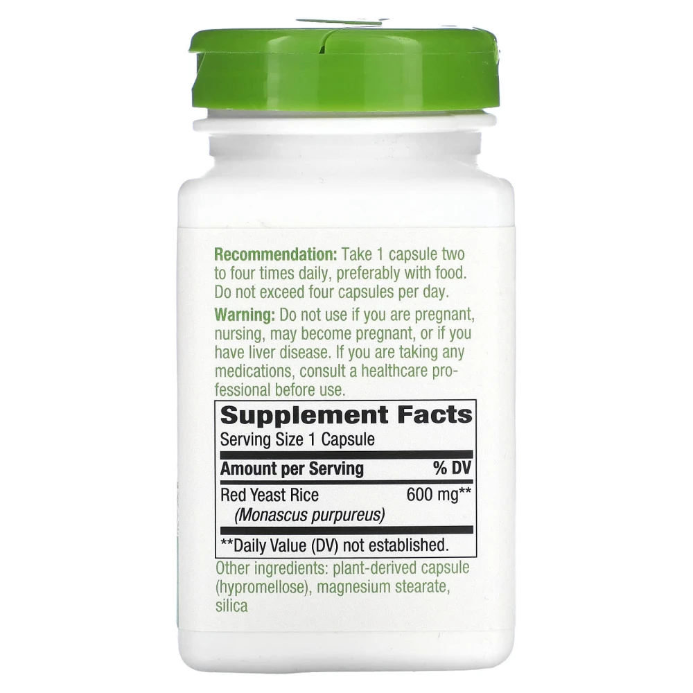 Natures Way Red Yeast Rice 600 mg