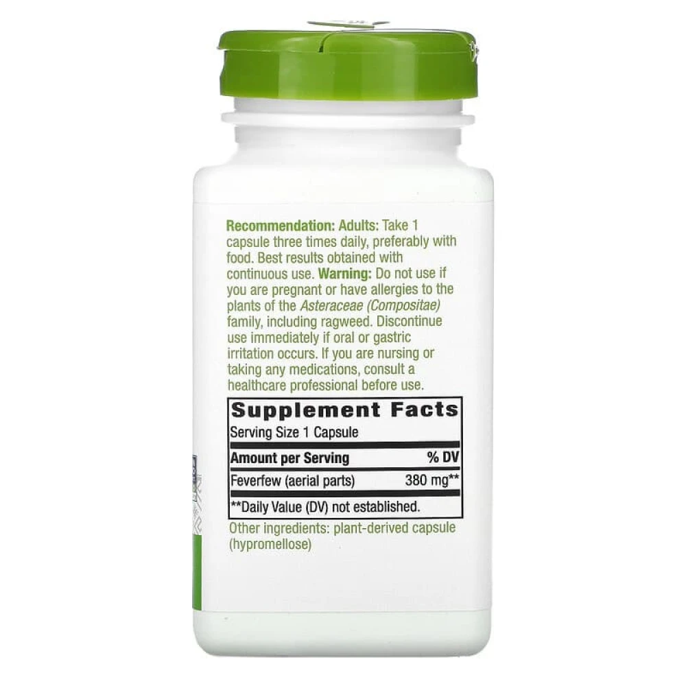 Nature's Way Feverfew Herb 380 mg