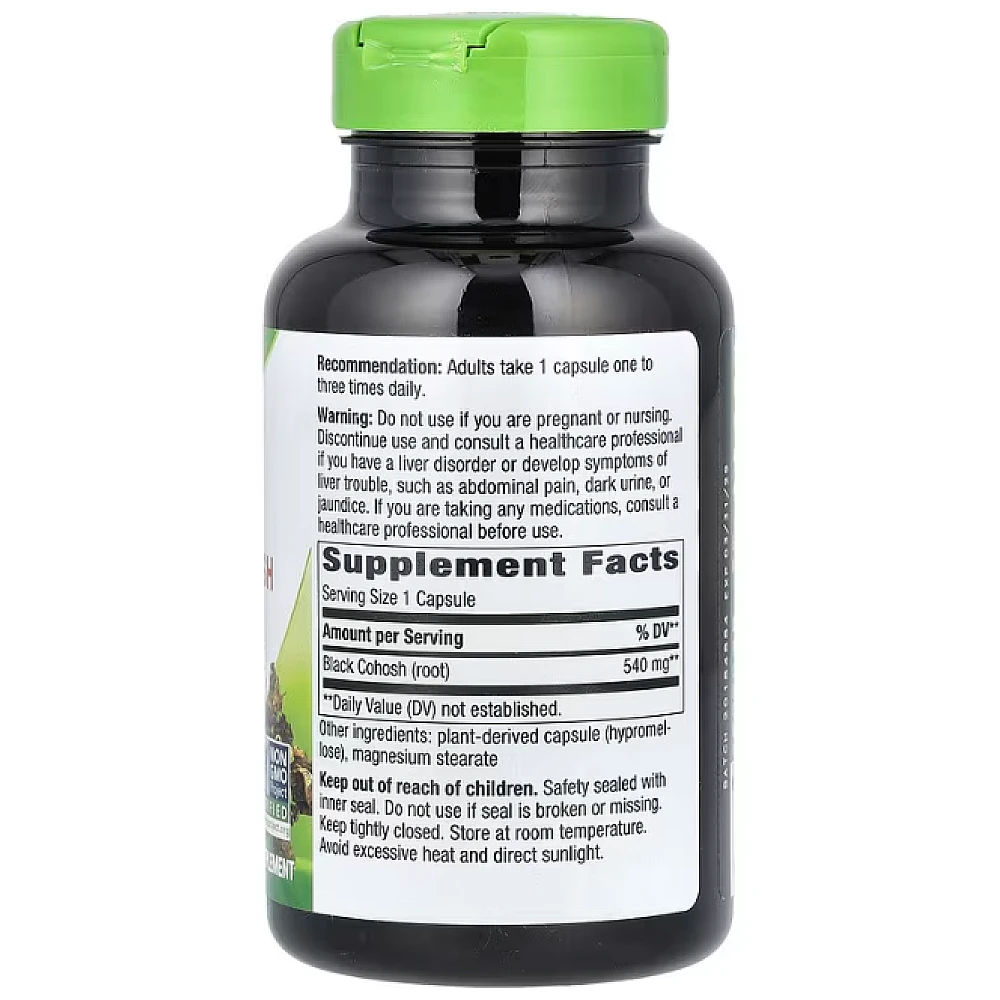 Nature's Way Black Cohosh Root 540 mg