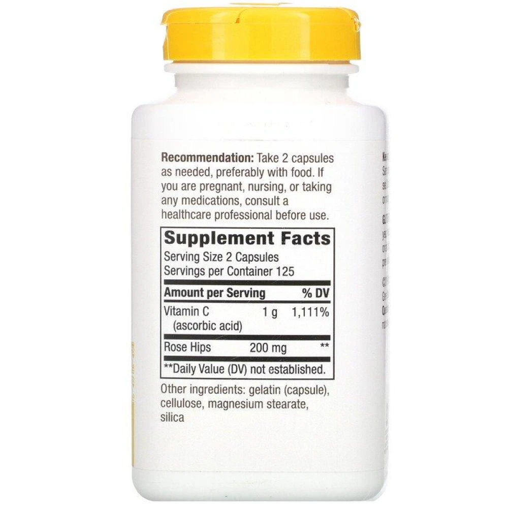 Nature's Way Vitamin C with Rose Hips 1000 mg