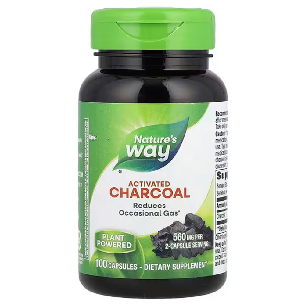 Nature's Way Activated Charcoal 560 mg
