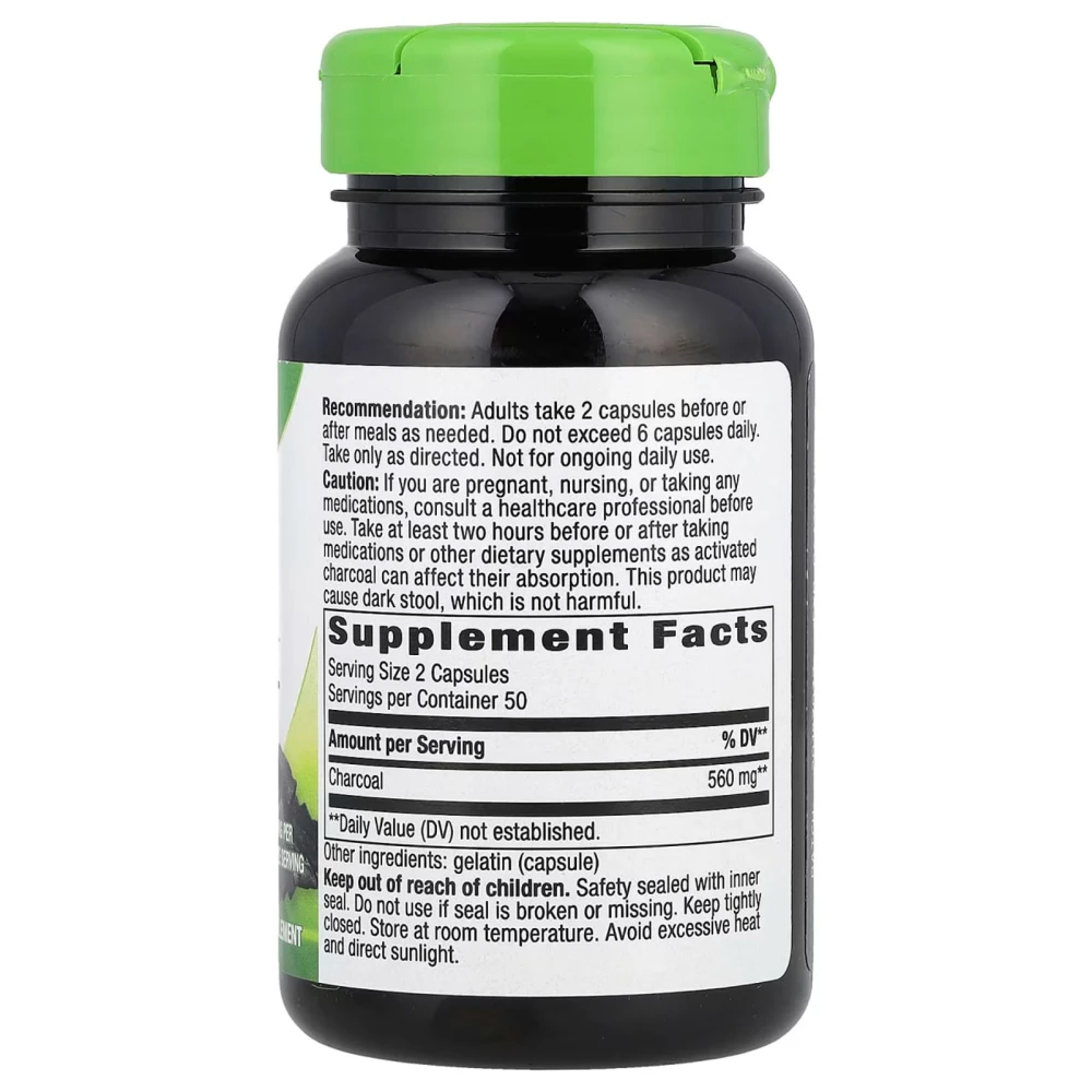 Nature's Way Activated Charcoal 560 mg
