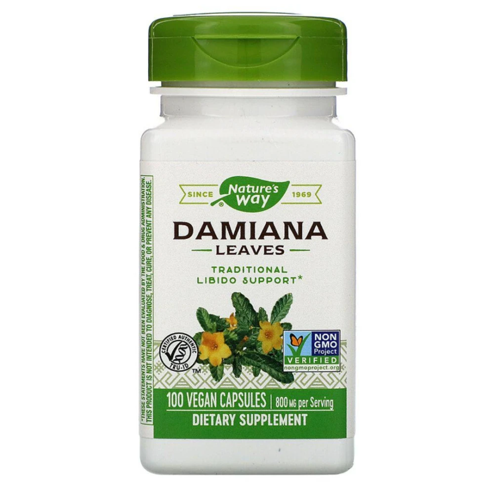 Nature's Way Damiana Leaves 600 mg