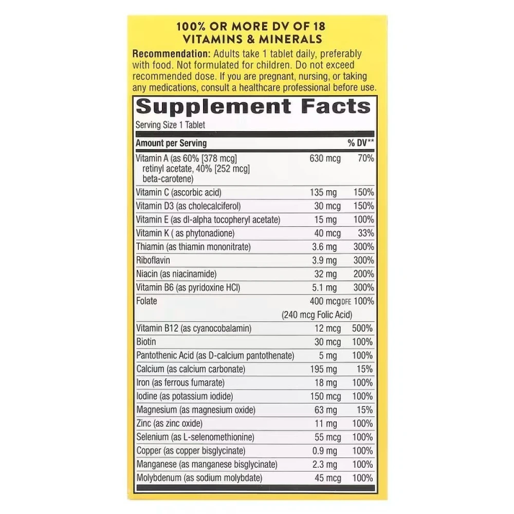 Nature's Way Alive! Daily Energy Complete Multivitamin