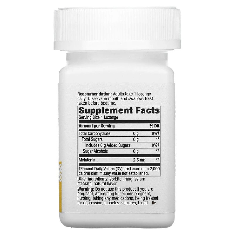 Nature's Way Melatonin Lozenge 2.5 mg