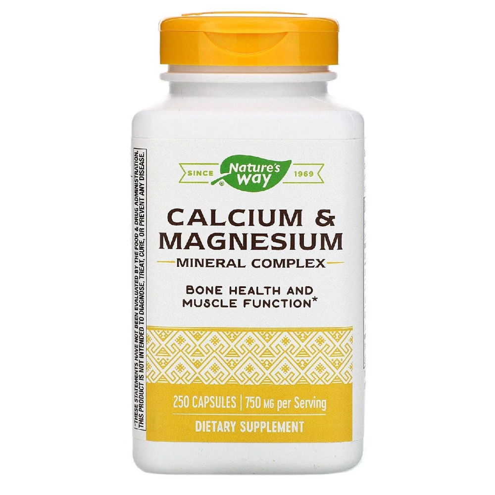 Nature's Way Calcium & Magnesium Mineral Complex 750 mg
