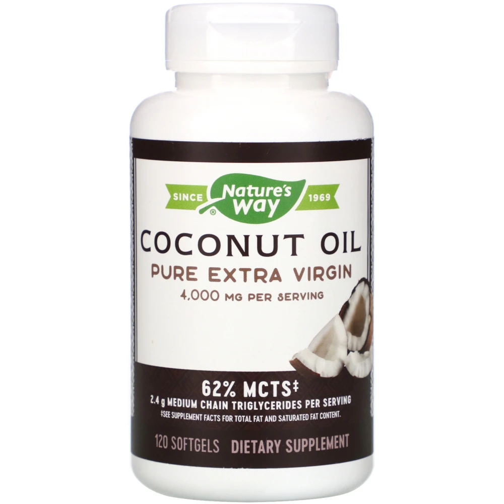 Natures Way Coconut Oil Pure Extra Virgin 1000 mg