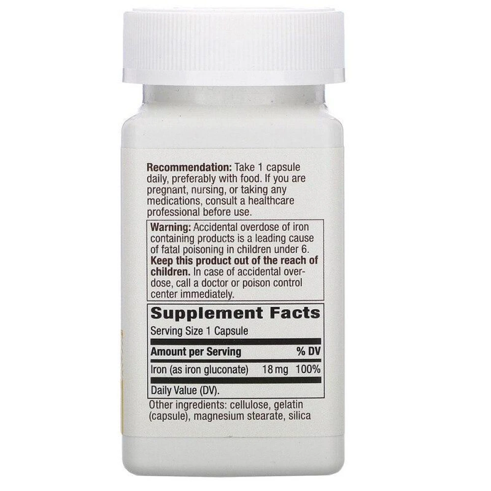 Natures Way Iron 18 mg