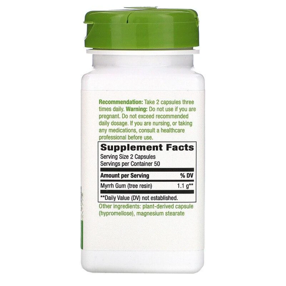 Nature's Way Myrrh Gum Tree Resin 1100 mg