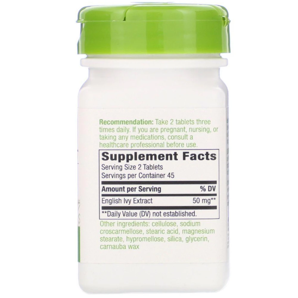 Nature's Way Ivy Extract 50 mg