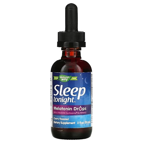 Фото Nature's Way Sleep Tonight™ Melatonin Drops With LTheanine