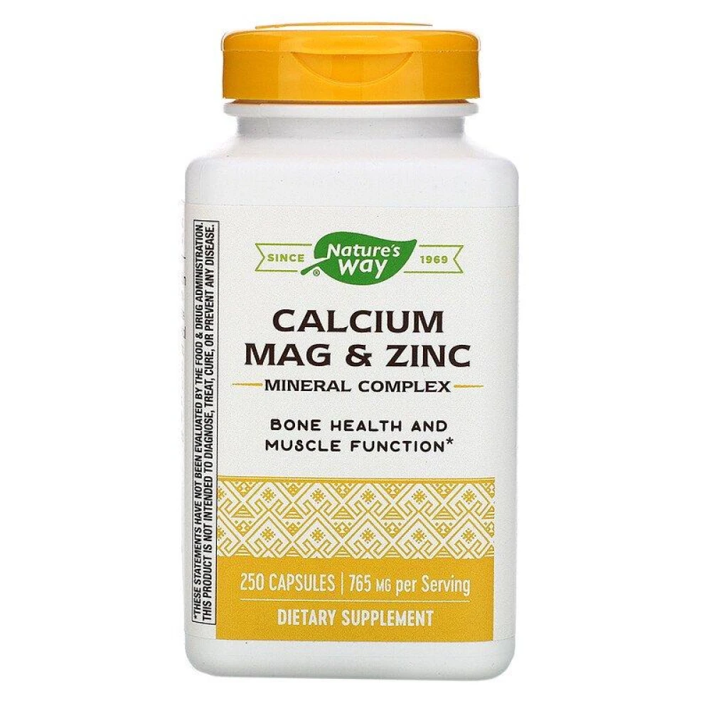 Nature's Way Calcium Mag & Zinc Mineral Complex 765 mg