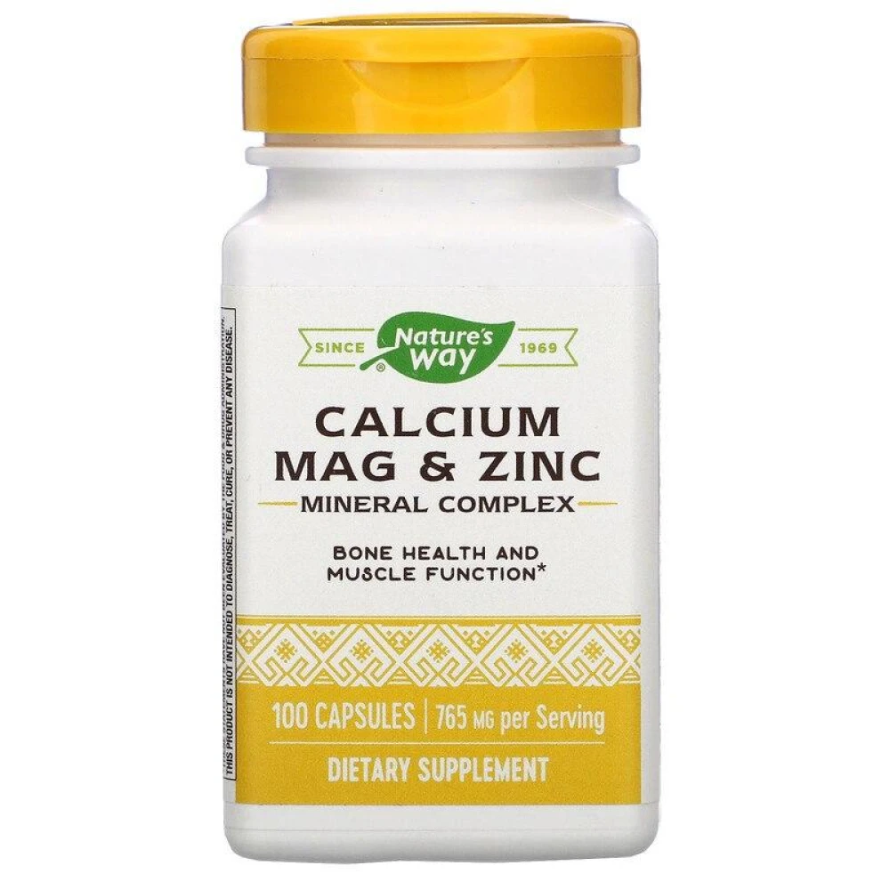 Nature's Way Calcium Mag & Zinc Mineral Complex 765 mg
