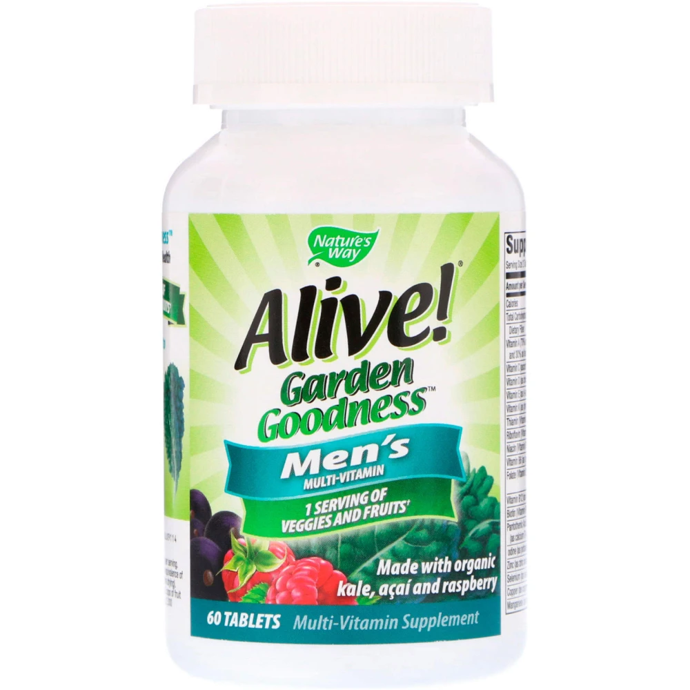 Natures Way Alive! Garden Goodness Mens Multivitamin