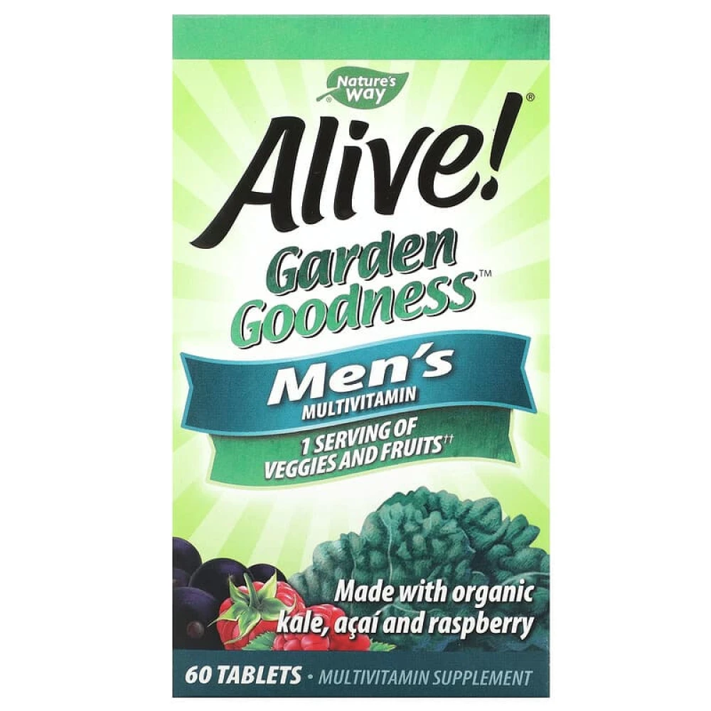 Natures Way Alive! Garden Goodness Mens Multivitamin